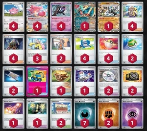 Blissey ex Box Competitive Pokemon TCG Deck Tournament Ready With Sleeves - Picture 1 of 1