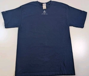 Vintage Y2K Hanes Beefy Blue B-52 Totenkopf und Messer "A Cut Above" Größe Medium - Bild 1 von 9