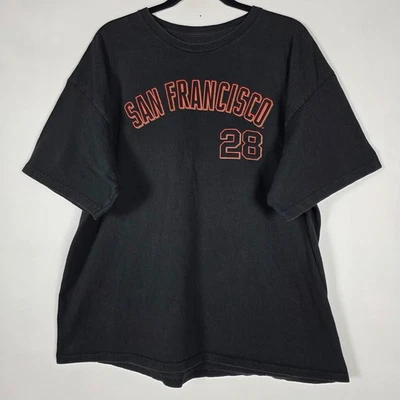 MLB San Francisco Giants Buster Posey 28 Béisbol Hombres 2XL Camiseta Manga Corta Foto 1 de 4
