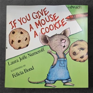 Vintage 1988 Scholastic Cassette & Book Set If You Give a Mouse a Cookie - Bild 1 von 6
