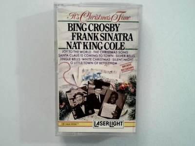 Bing Crosby Frank Sinatra Nat King Cole It's Christmas Time Cassette LaserLight Foto 1 de 2