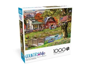 Buffalo Games jigsaw puzzle;  Country Clubhouse;  1000 pcs - Picture 1 of 3