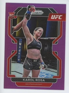 Panini Prizm UFC 166 2022 Karol rosa púrpura Prizm Rookie 45/149 - Imagen 1 de 2
