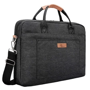 Laptop Bag, 15.6 inch Shockproof Padded Laptop Case Briefcase Computer Bag Me... - Picture 1 of 9