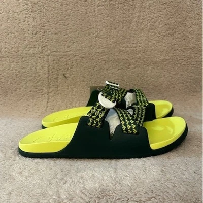 Sandalias Chaco Chillos Slide Amarillas Evergreen Public Lands JCH198445 Para Hombres Talla 15 Foto 1 de 4