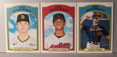 2021 Topps Heritage Minors Pick from drop down list - Image 1 of 2