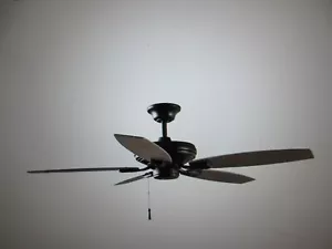Hampton Bay North Pond 52 in. Indoor/Outdoor Matte Black Ceiling Fan - 51718 - Picture 1 of 5