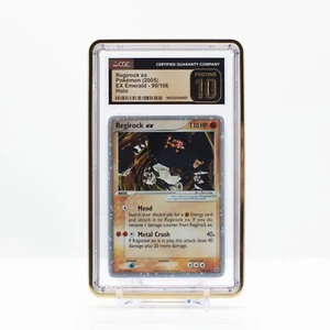 Pokemon Regirock ex #99 Holo EX Smeraldo 2005 - CGC 10 INCONTAMINATO - Foto 1 di 4