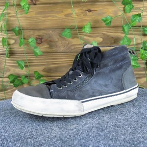 John Varvatos sneaker donna hi zip grigio scamosciato taglia 8 media usata 2025 - Foto 1 di 6