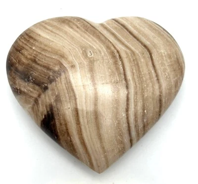 FM1329  Aragonit Herz 584g 12cm x 11cm x 2,5cm Heilstein Edelstein - Bild 1 von 3