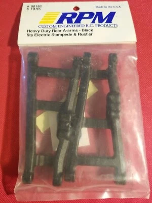 RPM Traxxas electric Rustler & Stampede #80182 Heavy duty Rear A-Arms black orig - Image 1 of 4