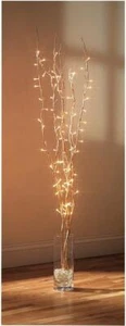 Raraion - LED Christmas Twig Light Decorations, 1.2m Gold - Picture 1 of 2