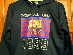 Beautiful FC Barcelona Pullover Hoodie, Youth Large, NICE!! - Picture 1 of 3