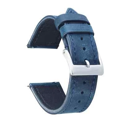 Retro Cowhide Genuine Leather Band Wristband Watch Strap 18mm 19 20mm 21 22 24mm - Image 1 of 4