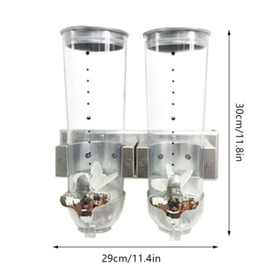 Müslispender doppelt, Kornflakes Spender, Cerealienspender, Cornflakes Behälter - Bild 1 von 3