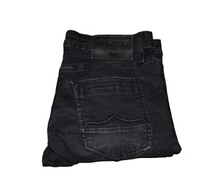 883 POLICE Slate Super Skinny Stretch Black Jeans Mens W33 L29 - Picture 1 of 10