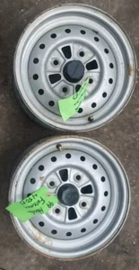 (x2) 1999 99 00 Honda FOREMAN TRX450ES OEM Front Wheels 12x6. 44650-HN0-505 Set - Picture 1 of 3