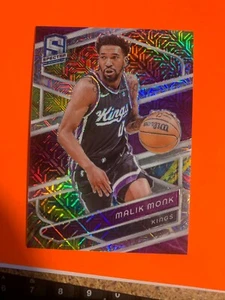 2023-24 PANINI SPECTRA MALIK MONK 9/25 KINGS PRIZM ~ #9 EBAY 1/1 - Picture 1 of 1