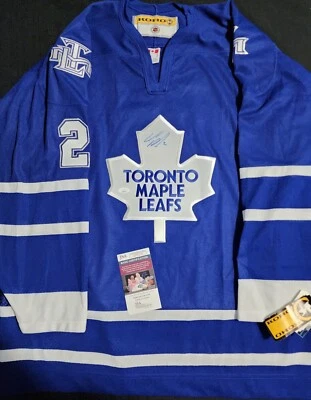 Autographed WADE BELAK Toronto Maple Leafs Jersey JSA COA - Image 1 of 4