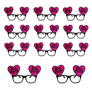 Hen Party Glasses Girls Do Hen Night Game Props Fancy Dress Party Accessory X12 - Picture 1 of 9