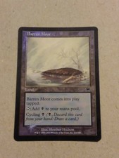 MTG Onslaught Barren Moor foil