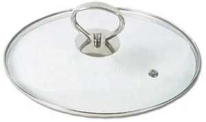 Glasdeckel mit Edelstahlgriff 14,16,18,20,22,24,26,28cm - Bild 1 von 9