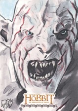 The Hobbit The Desolation Of Smaug, Ted Dastick Jr Sketch Card 1/1