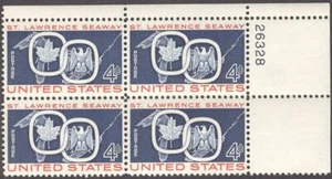 Scott # 1131 - US Plate Block Of 4 - St. Lawrence Seaway - MNH - 1959 - Picture 1 of 1