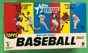 2015 Topps Heritage Baseball Factory Sealed Hobby Box Mehrere Verfügbar - Bild 1 von 4