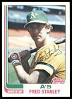 1982 Topps (B) Fred Stanley #787 NM Or Better Oakland Athletics
