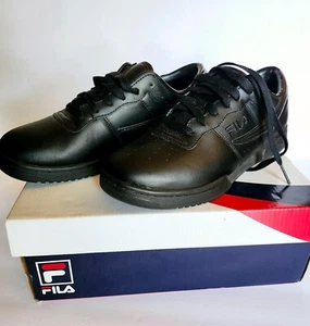Fila Herren Original Fitness Classic schwarz/schwarz Tennisschuh Größe 9 - Bild 1 von 6