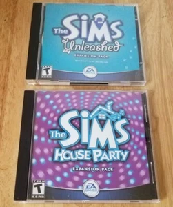 The Sims (2) Complete PC Games (Unleashed and House Party Expansion Pack)  - Picture 1 of 7