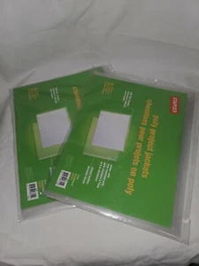 Lot of 2 Staples 5 Pack Letter Size Poly Project Jackets Clear 10 Units Total  - Picture 1 of 6