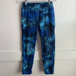 Kirkland Blue Tie Dye Cropped Leggings Size 10 (Girls) - Picture 1 of 5