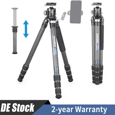 INNOREL Fibra de Carbono Compacto Trípode de Viaje para Cámara DSLR Profesional KT324C