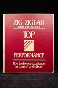 Zig Ziglar Top Performance 6 Cassette Set Case Motivational Educational - Picture 1 of 8