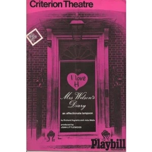 Mrs Wilson's Diary: 1967 Criterion Theatre Programme - Harold Wilson Parody - Picture 1 of 10