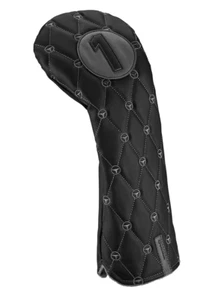 TaylorMade TM23 Patterned Driver Golf Headcover NEW Black - Picture 1 of 2