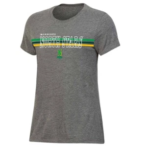 NHL Minnesota North Stars Women's Gray Short Sleeve Vintage T-Shirt - XL - Picture 1 of 1