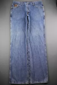 Herren Cinch Jeans Straight Leg Orange Label Medium Wash 100% Baumwolle Größe 36x32 - Bild 1 von 12