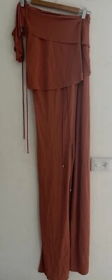 Bec & Bridge womens jumpsuit playsuit Terracotta Size 8 - image 1 of 4