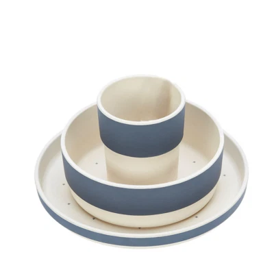 Lassig Glama Lama Bamboo Dinner Set - Blue - Image 1 of 4