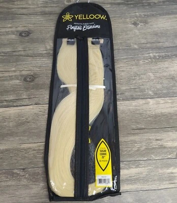 Yelloow 夹式马尾辫发饰角蛋白纤维糖饼干 20 — 第 1/4 张图片