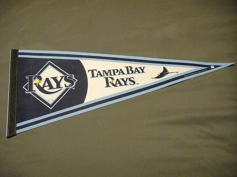 TAMPA BAY RAYS Baseball ~ NEW ~ 2008 WinCraft Full Size Pennant MLB Made in USA Cover