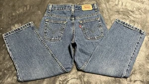 Levi’s 550 Relaxed Fit Blue Heavy Denim Boys Size 7 Regular (24x20) - Picture 1 of 12