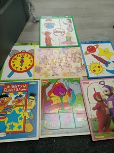 Worlds Coolest Vintage Playskool Puzzle Lot (SEE Clever DESCRIPTION) - Picture 1 of 8