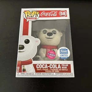 Funko Pop! AD Icons: Coca-Cola Eisbär #58, beflockt, Funko-Shop, gewölbt - Bild 1 von 6