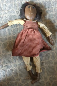 Vintage "Sadie" Cloth Folk Art Doll 22" Tall - Picture 1 of 7