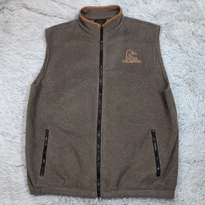 Ducks Unlimited Vest Mens L Gorpcore Outdoors Zip Up Fleece Preppy Hunting - Picture 1 of 11