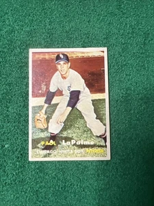 1957 Topps - Serie escasa Paul LaPalme #344 - Imagen 1 de 7